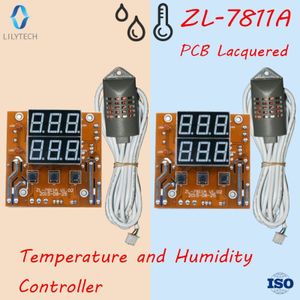 ZL-7811A, 12 V, Temperatuur en Vochtigheid, Hygrostaat en Thermostaat, voor Incubator, Lilytech