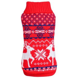 Huisdier Kleding Herfst Winter Warm Trui Hond Kerst Elanden Trui Honden Truien Kleding Warme Jas Cartoon Vrolijk Kerstfeest XS-XXL