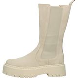 Chelsea Boots - Effen - Glad Leer - Middelhoge Blokhak