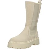 Chelsea Boots - Effen - Glad Leer - Middelhoge Blokhak