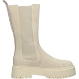 Chelsea Boots - Effen - Glad Leer - Middelhoge Blokhak