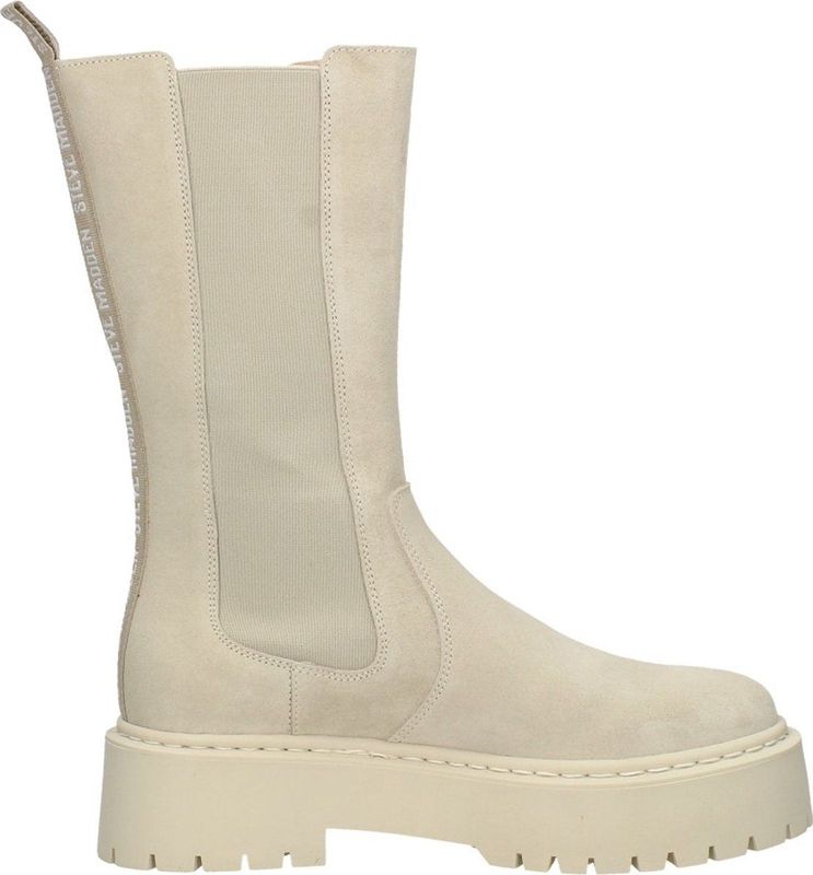 Chelsea Boots - Effen - Glad Leer - Middelhoge Blokhak