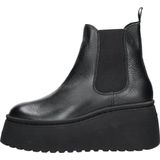 Steve Madden - Pegasus - Chelsea Boot - Zwart - Leer - Chunky Zool