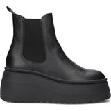 Steve Madden - Pegasus - Chelsea Boot - Zwart - Leer - Chunky Zool