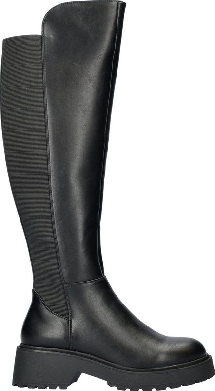 Steve Madden - Callback - Hoge Laarzen - Zwart - PU/Textiel