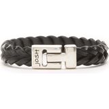Josh  - heren Armband - Zilver & Zwart
