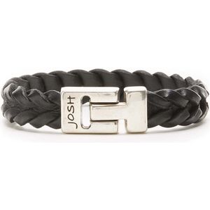 Josh  - heren Armband - Zilver & Zwart