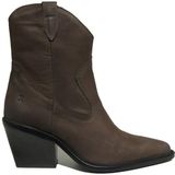 Bronx - Next Low Kole - Enkellaarsjes - Dark Brown - Leer