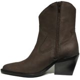 Bronx - Next Low Kole - Enkellaarsjes - Dark Brown - Leer