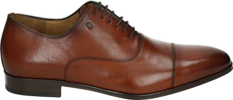 Van Bommel - 16425 Veterschoen - Dark Cognac - Kalfsleer - H-Wijdte