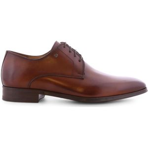 Floris van Bommel - 18425 - Nette Veterschoenen - Darkcognac