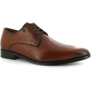 Floris van Bommel - 18425 - Nette Veterschoenen - Darkcognac