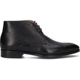 Floris van Bommel - Veterschoenen - Zwart - Leer - Hoog Model