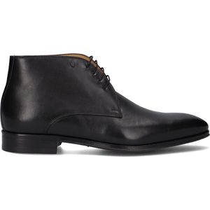 Floris van Bommel - Veterschoenen - Zwart - Leer - Hoog Model