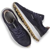 Floris van Bommel sneakers navy effen leer