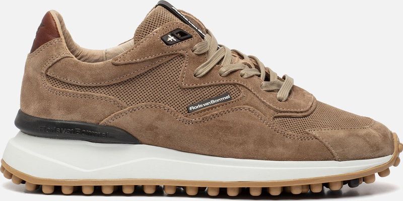 Floris van Bommel - Noppi - Sneakers - Lichtbruin - Kalfssuède