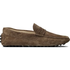 Effen cognac leren nette schoenen Floris van Bommel