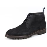 Floris van Bommel - STURDI 01.14 - Heren Sneakers - Zwart - Vrije Tijd Half-Hoog