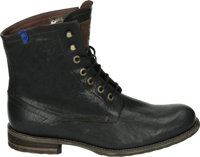 Floris van Bommel - Ferri 01 - Veterboots - Zwart