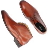 Bruine Floris van Bommel nette leren schoenen effen