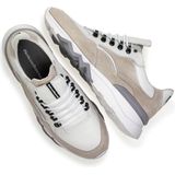 Floris van Bommel - SFM-10135 - Lage Sneakers - Wit - Leer