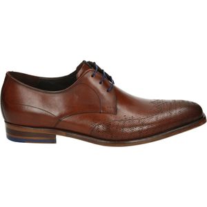 Floris van Bommel - SFM-30301 - Nette Veterschoenen - Darkcognac