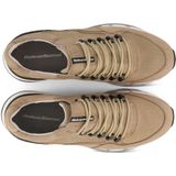 Floris van Bommel Sneakers Heren - Lage sneakers / Herenschoenen - Suède - SFM-10135 - Beige - Maat 42