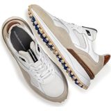 Floris van Bommel - Noppi - Lage Sneaker - Wit - Leer/Suede