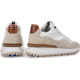 Floris van Bommel - Noppi - Lage Sneaker - Wit - Leer/Suede