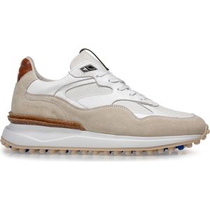 Floris van Bommel - Noppi - Lage Sneaker - Wit - Leer/Suede