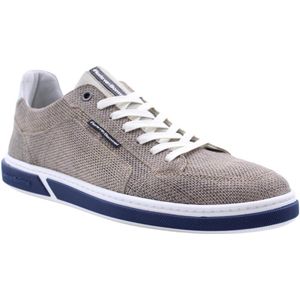 Floris van Bommel sneakers beige geprint leer veter