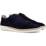 Sneaker Floris van Bommel donkerblauw effen suede