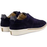 Sneaker Floris van Bommel donkerblauw effen suede