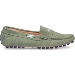 Floris van Bommel - SFW-40041 Moccasins - Lichtgroen - Leer