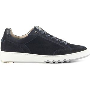 Floris van Bommel, Schoenen, Heren, Blauw, 41 EU, Suède, Blauwe Sneakers