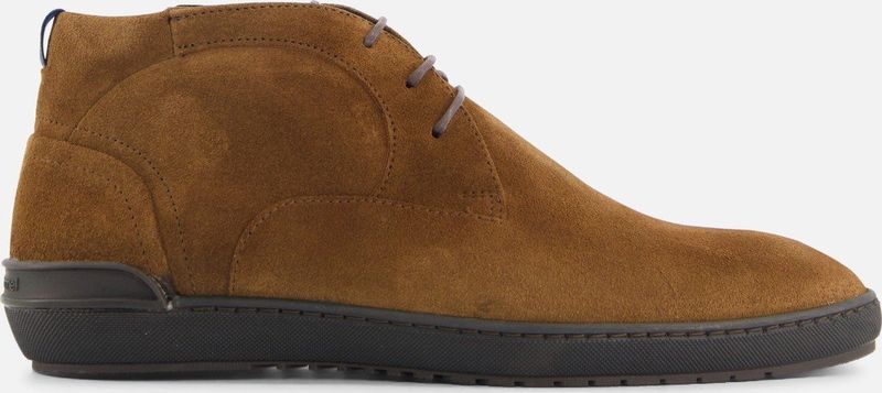 Floris van Bommel - Scooper - Veterschoenen - Donkerblauw - Leer