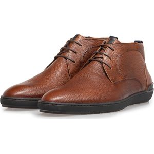 Floris van Bommel - Veterschoenen - Bruin - Effen - Leer