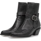 Floris van Bommel - SFW-50051 - Enkellaarzen - Zwart - Leer