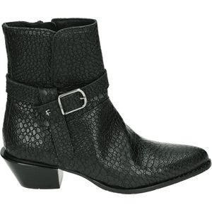 Floris van Bommel - SFW-50051 - Enkellaarzen - Zwart - Leer