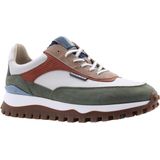 Floris Van Bommel sneaker De Grommer in nubuck groen en beige