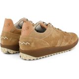 Floris van Bommel Sneakers Heren - Lage sneakers / Herenschoenen - Suède - SFM-10160 - Beige - Maat 43.5