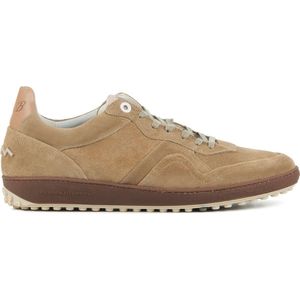 Floris van Bommel Sneakers Heren - Lage sneakers / Herenschoenen - Suède - SFM-10160 - Beige - Maat 43.5