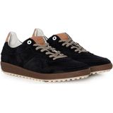 Floris van Bommel Sneakers Heren - Lage sneakers / Herenschoenen - Suède - SFM-10160 - Blauw - Maat 44/44+