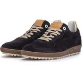 Floris van Bommel Sneakers Heren - Lage sneakers / Herenschoenen - Suède - SFM-10160 - Blauw - Maat 44/44+