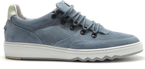 Floris van Bommel - SFM-10164 Veterschoenen - Lightblue - Leer