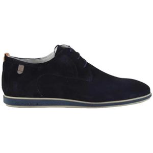Floris van Bommel - SFM-30220 Veterschoenen - Donkerblauw - Suède