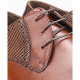 Floris van Bommel - Nette Veterschoen - Bruin - Laag - Leer