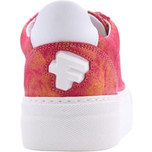 Floris van Bommel Vinni 05.47 suède sneakers rood multi