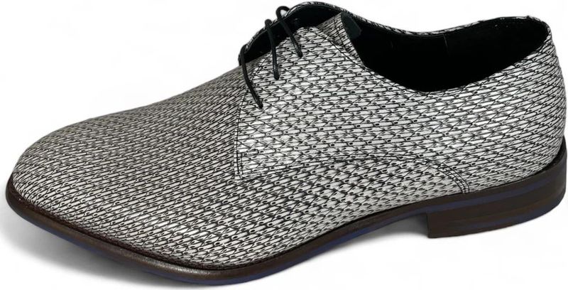 Floris Van Bommel - De Netter 17.03 - Nette Schoenen - Wit/Taupe - Leer