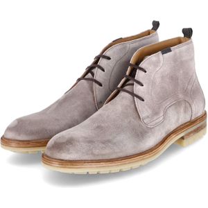 Van Bommel, Schoenen, Heren, Bruin, 43 EU, Suède, Suède Lichtbruine Veterschoenen